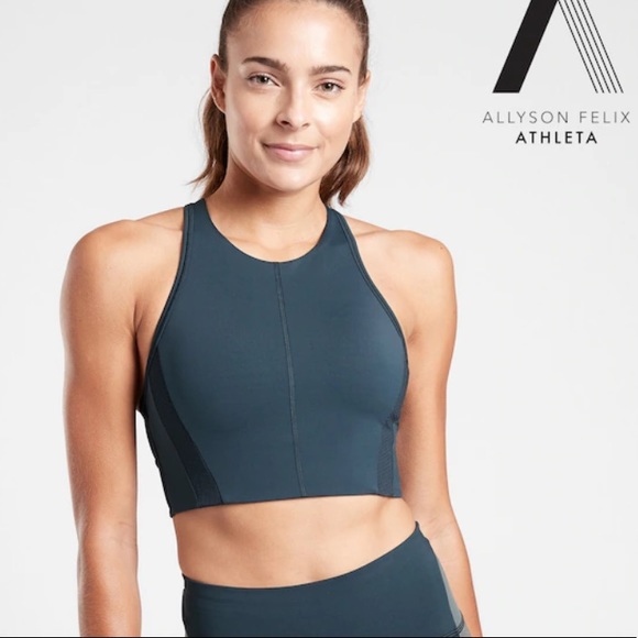 Athleta Other - Athleta green Legend High Neck Bra